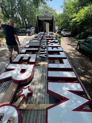 Critical Ways General Sign Service Corporation Masters Jacksonville Commercial Sign Repair and Manufacturing During High-Backlog Seasons 2 Channel letter sign fabrication by General Sign Service Corporation for commercial sign repair and manufacturing.